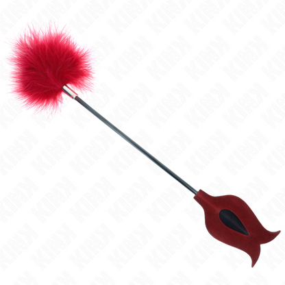 KINK - TICKLE FEATHER WITH ROSE-SHAPED PAD 38 CM