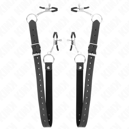 KINK - CLITORAL CLAMPS 4 ADJUSTABLE HOOKS 34-48 CM