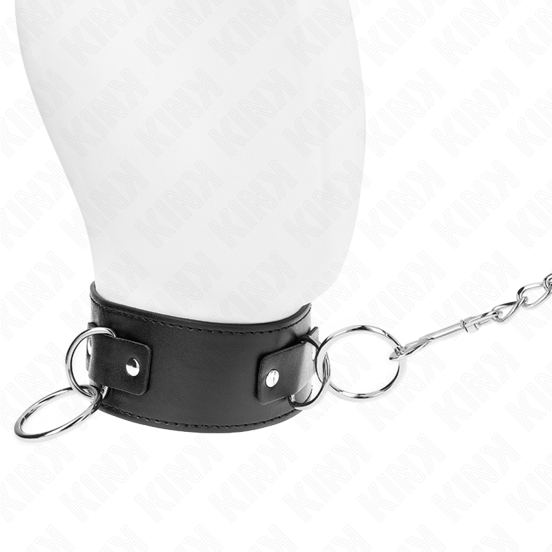 KINK - COLLAR WITH STRAP 65 CM 3 RINGS MODEL 2 ADJUSTABLE 36-43 CM X 5 CM