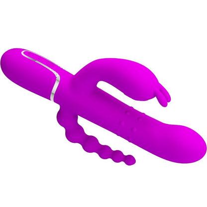PRETTY LOVE - CAMMY TRIPLE MULTIFUNCTION VIBRATOR 4 IN 1 PINK