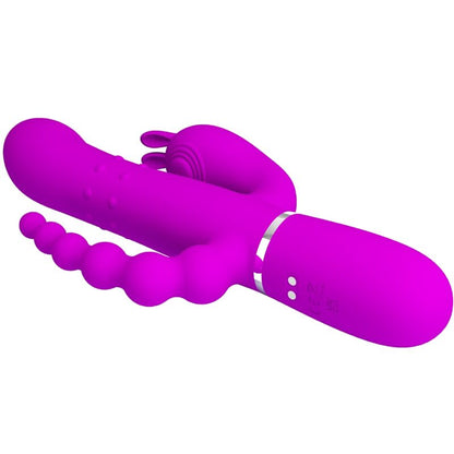 PRETTY LOVE - CAMMY TRIPLE MULTIFUNCTION VIBRATOR 4 IN 1 PINK