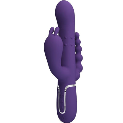 PRETTY LOVE - CAMMY TRIPLE MULTIFUNCTION VIBRATOR 4 IN 1 PURPLE
