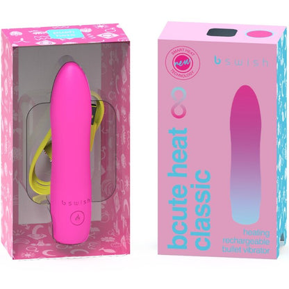 B SWISH - BCUTE INFINITE HEAT CLASSIC PINK HEATABLE VIBRATOR