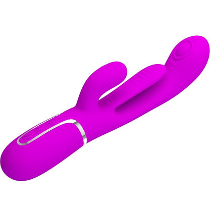 PRETTY LOVE - SHANIA TRIPLE RABBIT MULTIFUNCTION VIBRATOR PINK