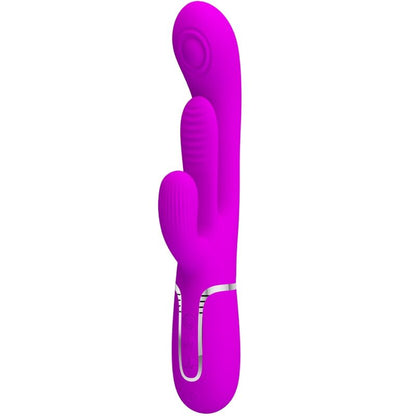 PRETTY LOVE - SHANIA TRIPLE RABBIT MULTIFUNCTION VIBRATOR PINK