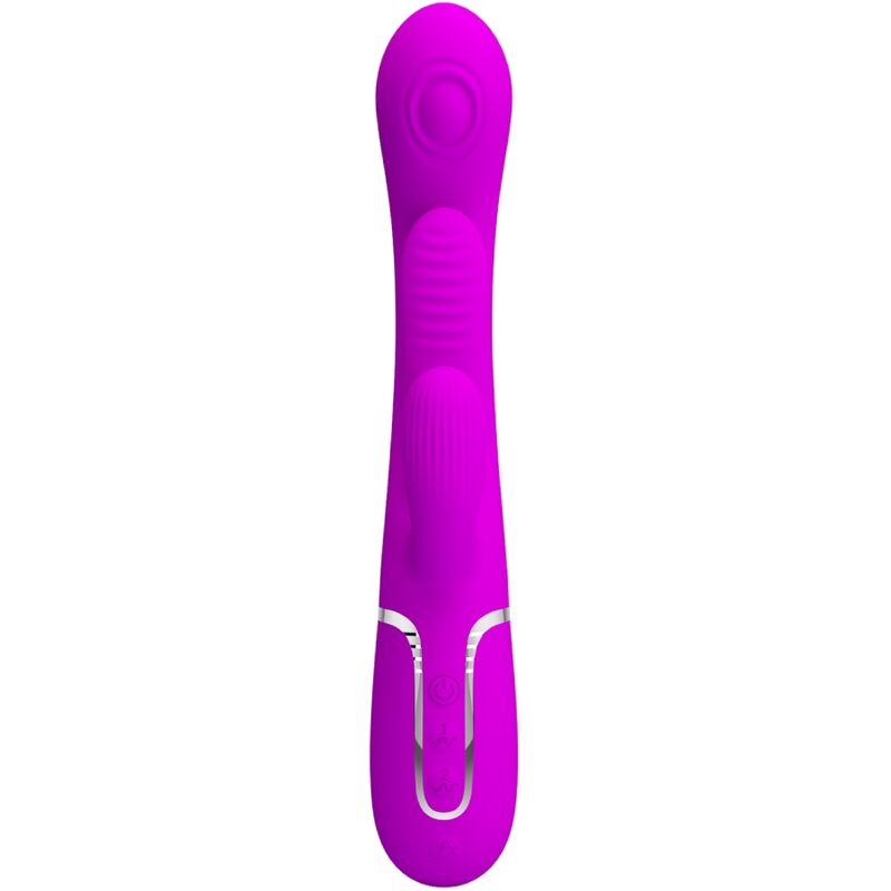 PRETTY LOVE - SHANIA TRIPLE RABBIT MULTIFUNCTION VIBRATOR PINK
