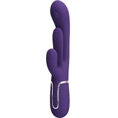 PRETTY LOVE - SHANIA TRIPLE RABBIT MULTIFUNCTION VIBRATOR PURPLE