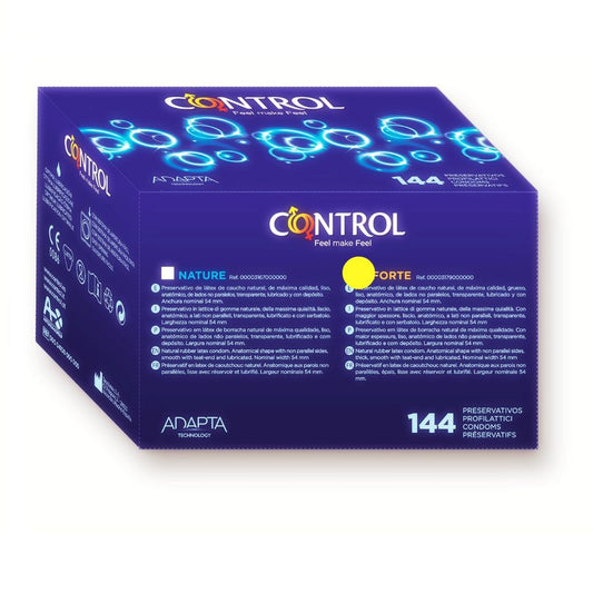 CONTROL - ADAPTA FORTE CAIXA PRESERVATIUS 144 UNITATS