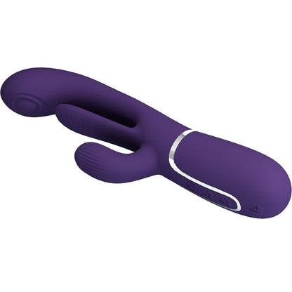 PRETTY LOVE - SHANIA TRIPLE RABBIT MULTIFUNCTION VIBRATOR PURPLE