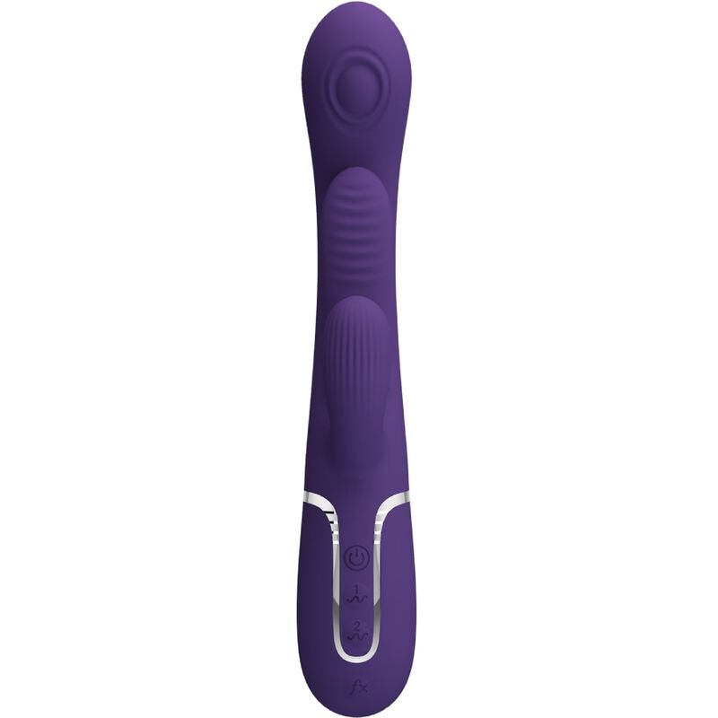 PRETTY LOVE - SHANIA TRIPLE RABBIT MULTIFUNCTION VIBRATOR PURPLE