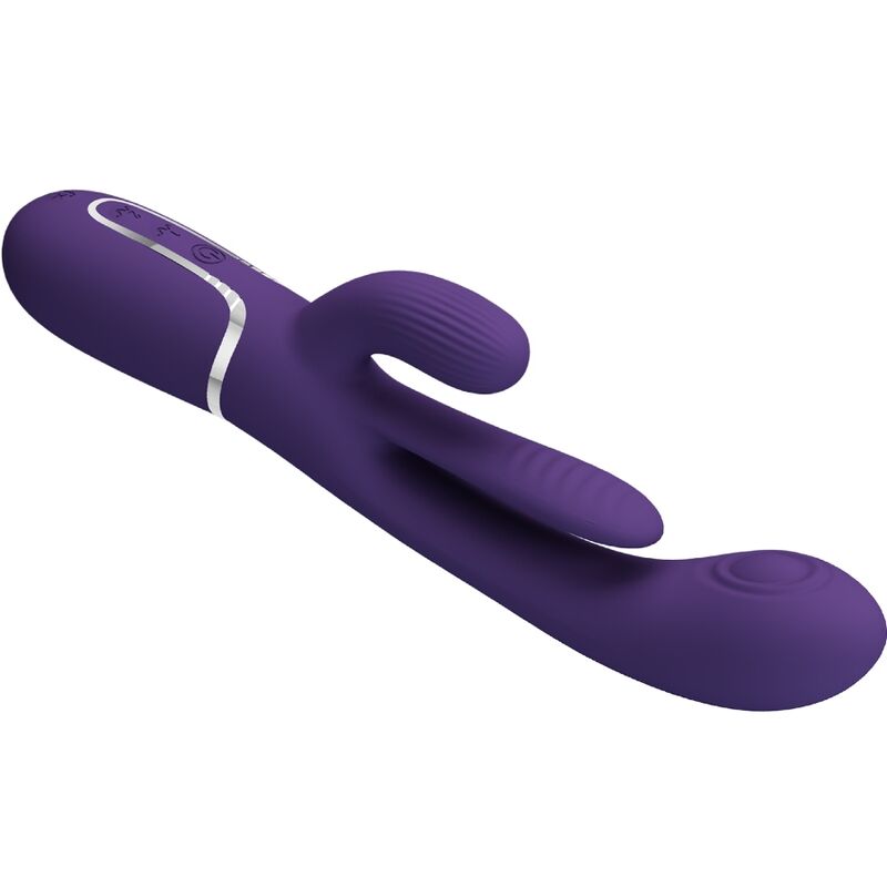 PRETTY LOVE - SHANIA TRIPLE RABBIT MULTIFUNCTION VIBRATOR PURPLE