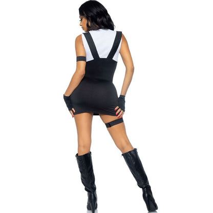 LEG AVENUE - OFFICIAL SEXY BLACK SWAT COSTUME S/M
