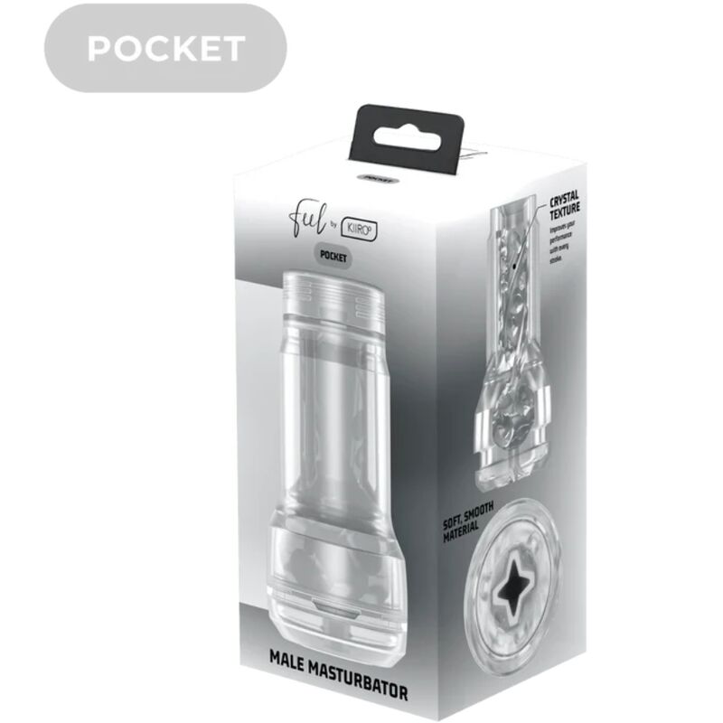 Kiiroo - Feel Pocket Stroker Crystal de Kiiroo Transparent