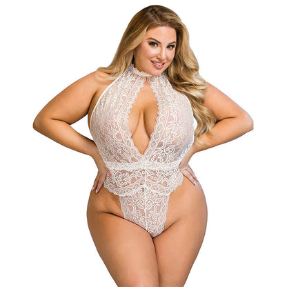 SUBBLIME - 953850 WHITE LACE BODY S/M