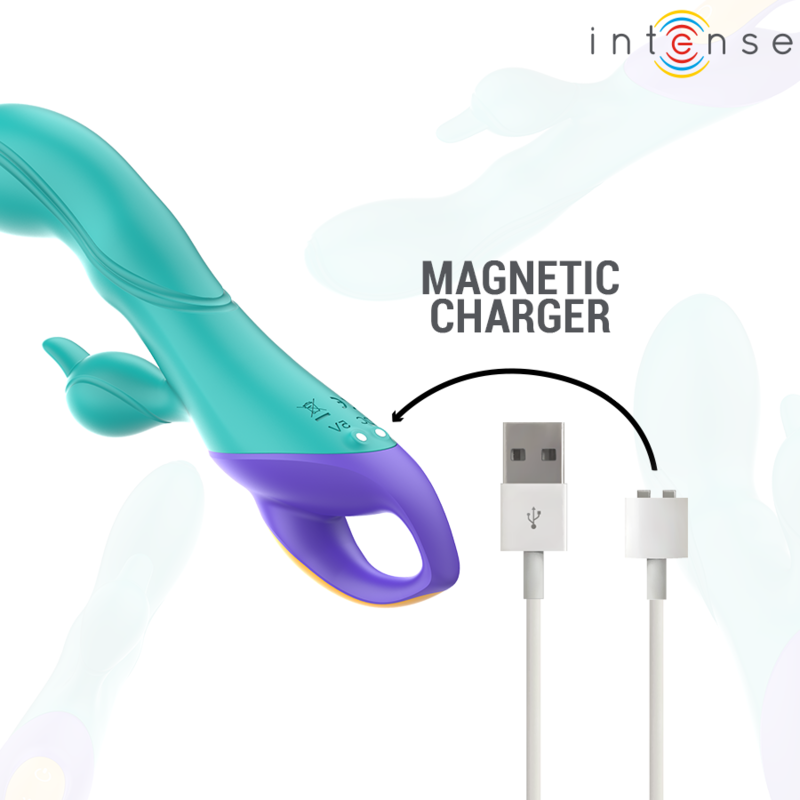 INTENSE - FRED RECHARGEABLE RABBIT BLUE VIBRATOR