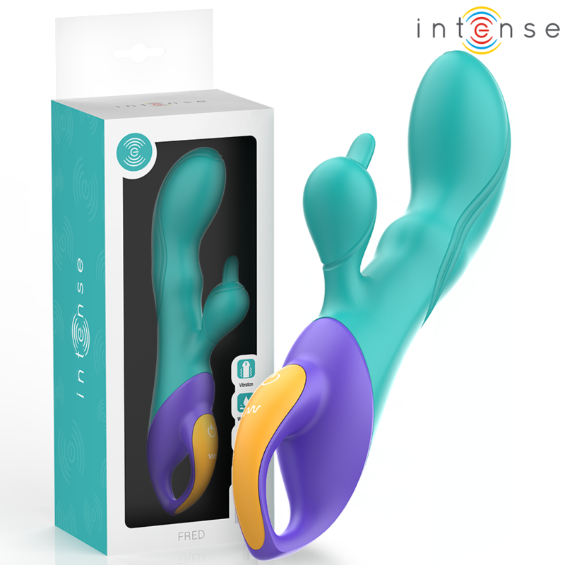 INTENSE - FRED RECHARGEABLE RABBIT BLUE VIBRATOR
