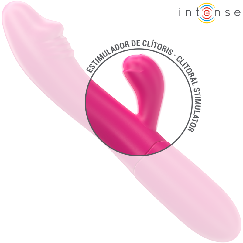 INTENSE - IVY FLEXIBLE VIBRATOR 10 VIBRATIONS WITH STIMULATING PINK TONGUE