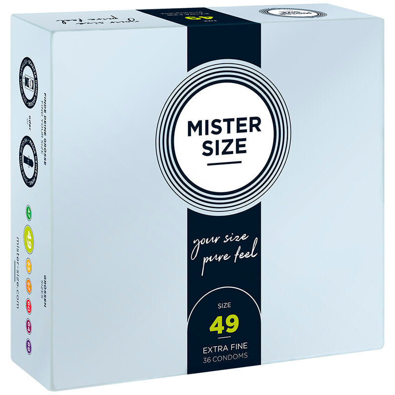 MISTER MIST - CONDOMS Mida S 49 mm (36 unitats)
