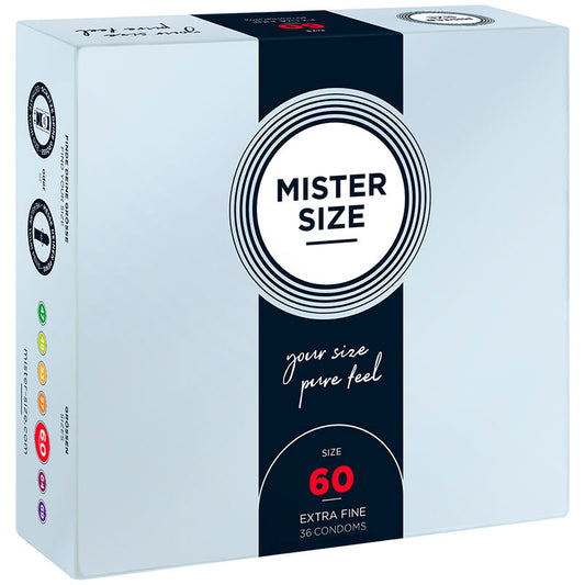 MISTER SIZE - CONDOMS SIZE XL 60 MM (36 UNITS)