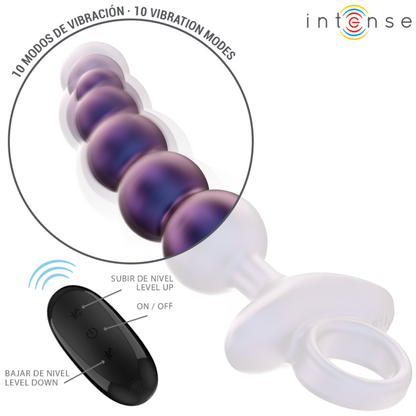 INTENSE - TITO PLUG ANAL VIBRATOR MODEL 3 REMOTE CONTROL