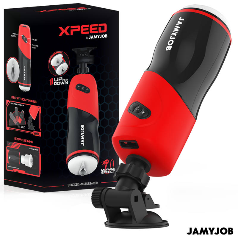 JamyJob - Xpeed Masturbator automàtic de la vagina 5 modes d&#39;empenta i efecte sonor
