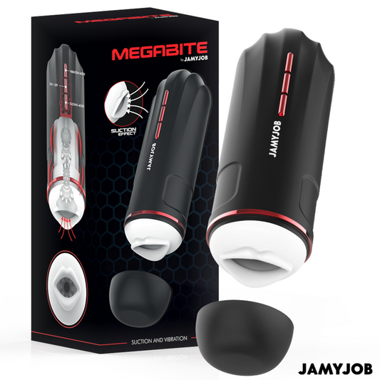 Jamyjob: masturbator megabita boca automàtica 5 modes estimulant ones i vibracions