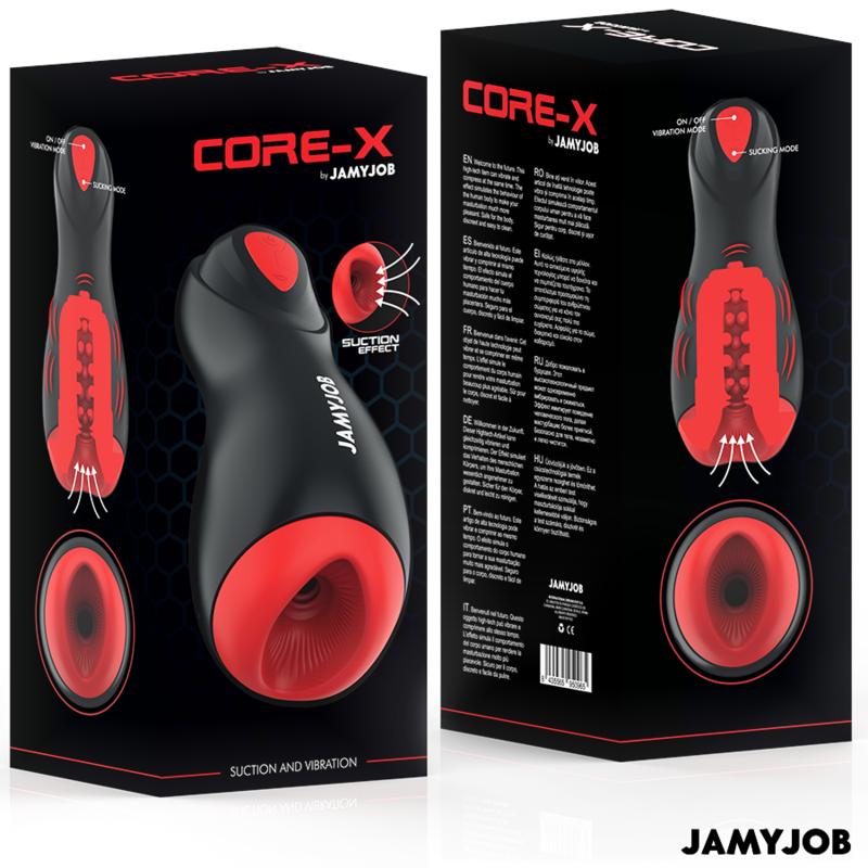 JAMYJOB - CORE-X MASTURBADOR AUTOMÁTICO 5 MODOS SUCCIONADOR Y VIBRACIÓN