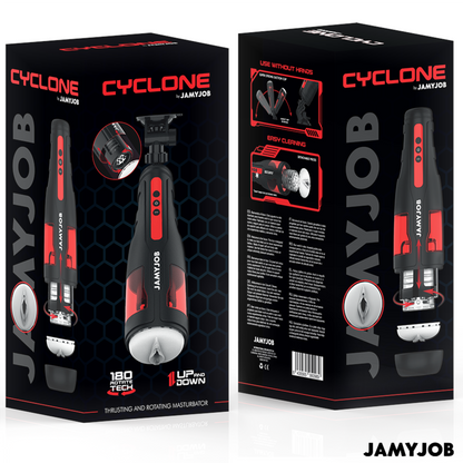 Jamyjob - Cyclone masturbator automàtic de la vagina 10 modes de rotació i empenta