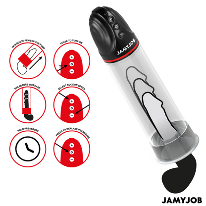 JamyJob - Xpand Automatic Pump 3 nivells d’ones estimulants del gris