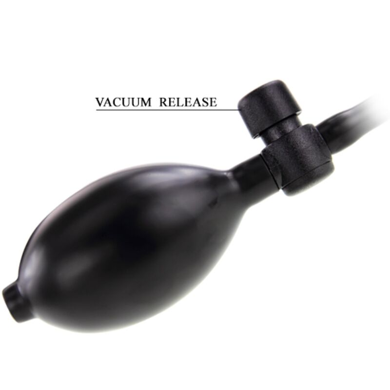 PRETTY LOVE - BLACK INFLATABLE ANAL PLUG