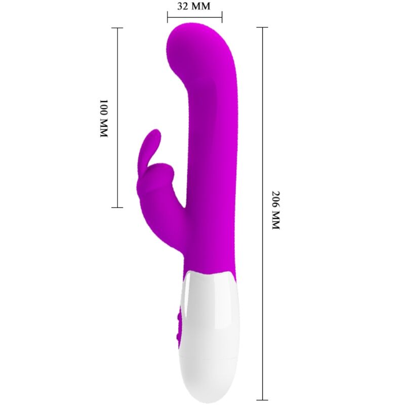 PRETTY LOVE - CENTAUR RABBIT VIBRATOR 30 VIBRATION MODES PURPLE