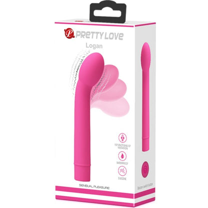 PRETTY LOVE - LOGAN G-SPOT VIBRATOR 10 VIBRATIONS PINK