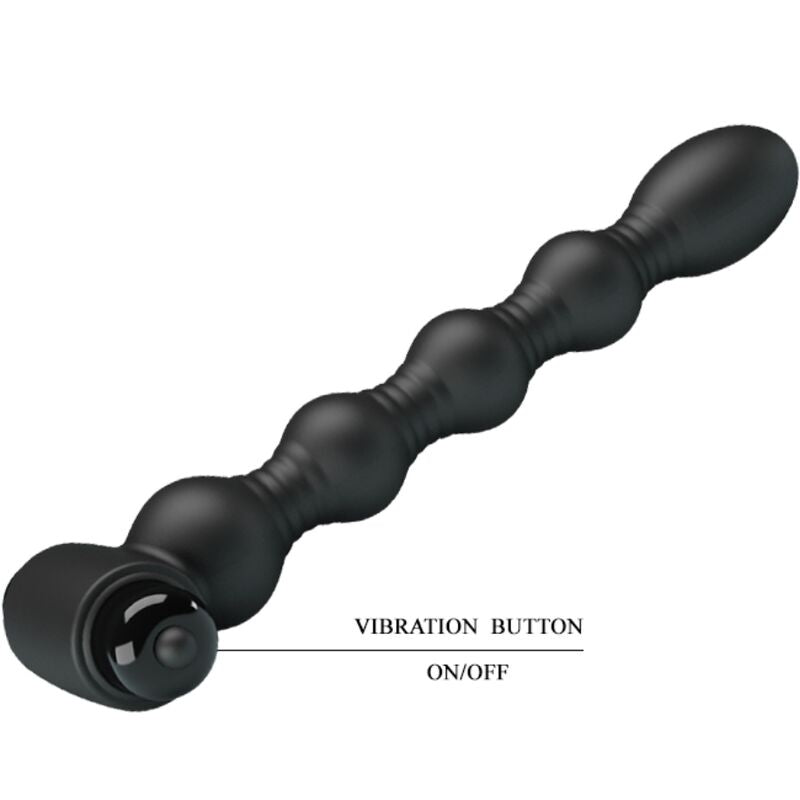 PRETTY LOVE - LYNN PLUG ANAL SILICONE 10 VIBRATIONS BLACK