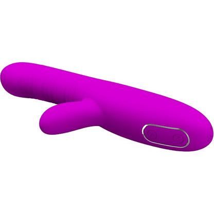 PRETTY LOVE - ANGELIQUE MULTIFUNCTION VIBRATOR + CLITORAL STIMULATOR PURPLE