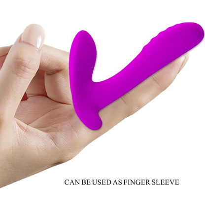 PRETTY LOVE - MASSAGER &amp; VIBRATOR 12 VIBRATIONS REMOTE CONTROL PURPLE