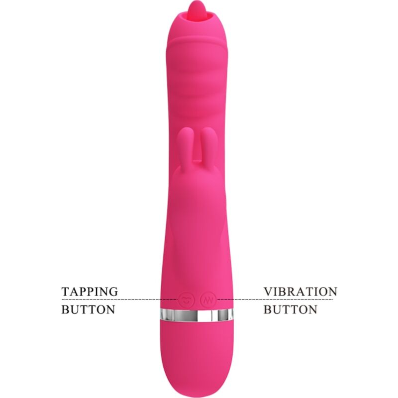 PRETTY LOVE - PHOENIX PINK MULTIFUNCTION RABBIT VIBRATOR