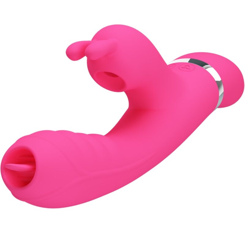 PRETTY LOVE - PHOENIX PINK MULTIFUNCTION RABBIT VIBRATOR
