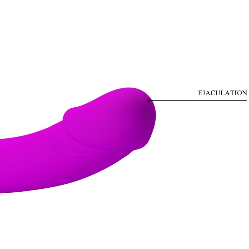 PRETTY LOVE - KELPIE DOUBLE PURPLE STRAP-ON STIMULATOR