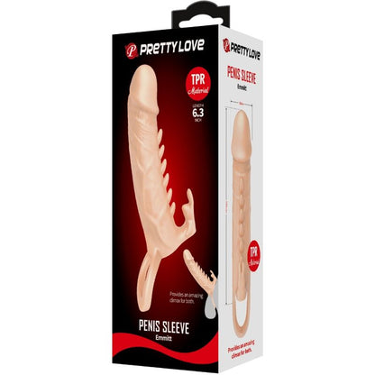 PRETTY LOVE - EMMIT PENIS SHEATH + NATURAL CLITORIS STIMULATOR