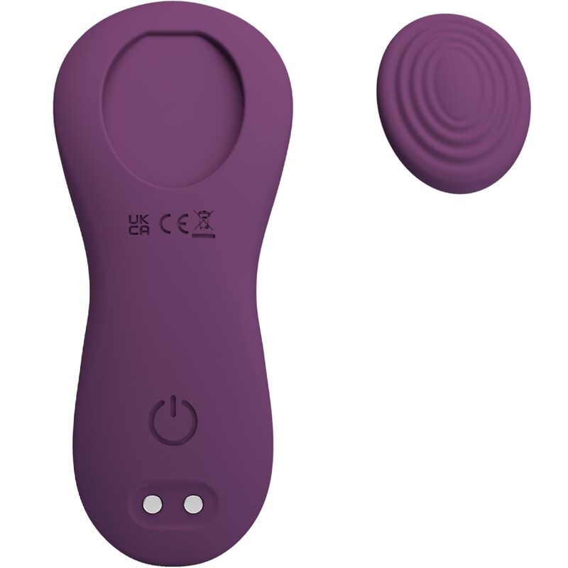 PRETTY LOVE - LAY-ON CLITORAL MASSAGER WITH 10 VIBRATIONS AND REMOTE CONTROL - PURPLE