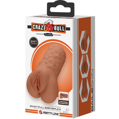 CRAZY BULL - SCARLET VAGINA AND ANUS DESIGN WITH NATURAL FLOWERS