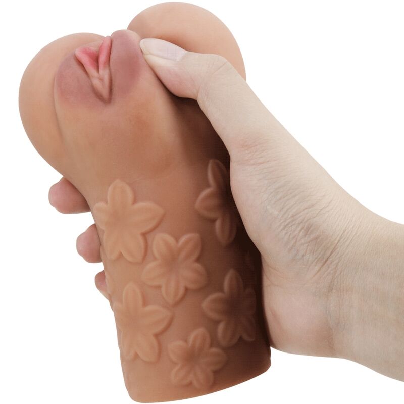 Boil Bray: disseny de vagina i anus escarlata amb flors naturals