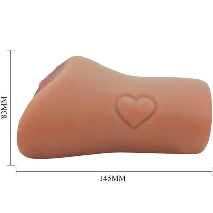 CRAZY BULL - SCARLET VAGINA AND ANUS DESIGN WITH A NATURAL HEART