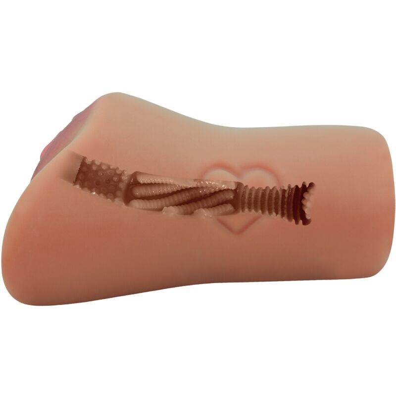 CRAZY BULL - SCARLET VAGINA AND ANUS DESIGN WITH A NATURAL HEART