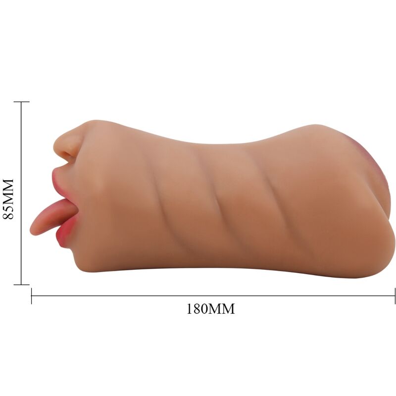 CRAZY BULL - SARAH DOUBLE MOUTH MASTURBATOR &amp; NATURAL VAGINA