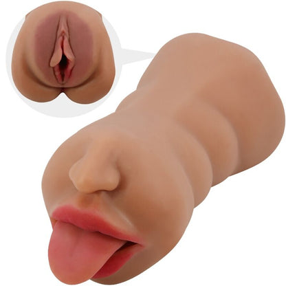 CRAZY BULL - SARAH DOUBLE MOUTH MASTURBATOR &amp; NATURAL VAGINA