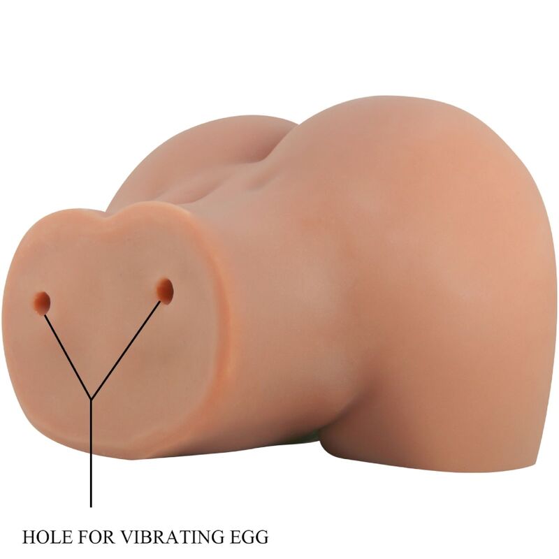 CRAZY BULL - MILA TRASERO VIBRADOR CON VAGINA Y ANO REALÍSTICO CONTROL REMOTO