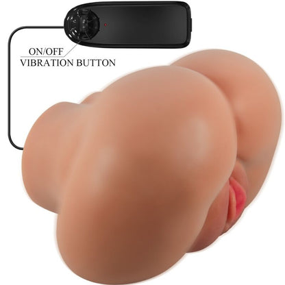 Bull Bool - Lluna posterior del vibrador amb vagina i anus de control remot realista