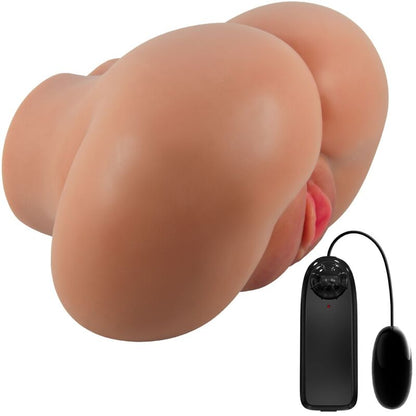 Bull Bool - Lluna posterior del vibrador amb vagina i anus de control remot realista