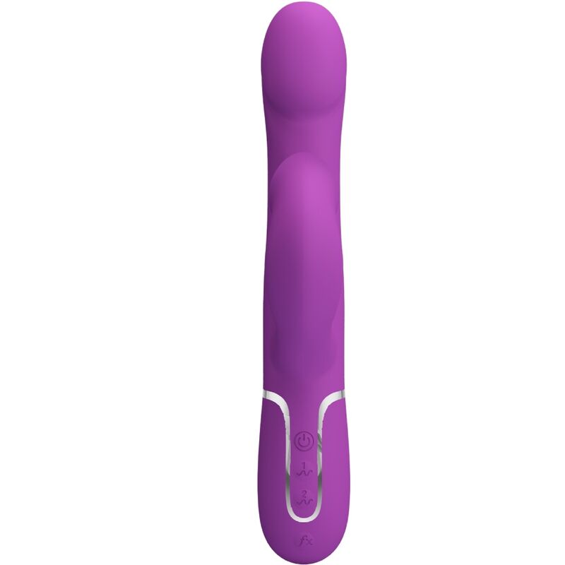 PRETTY LOVE - 4-IN-1 MULTIFUNCTION VIBRATOR &amp; STIMULATOR PURPLE